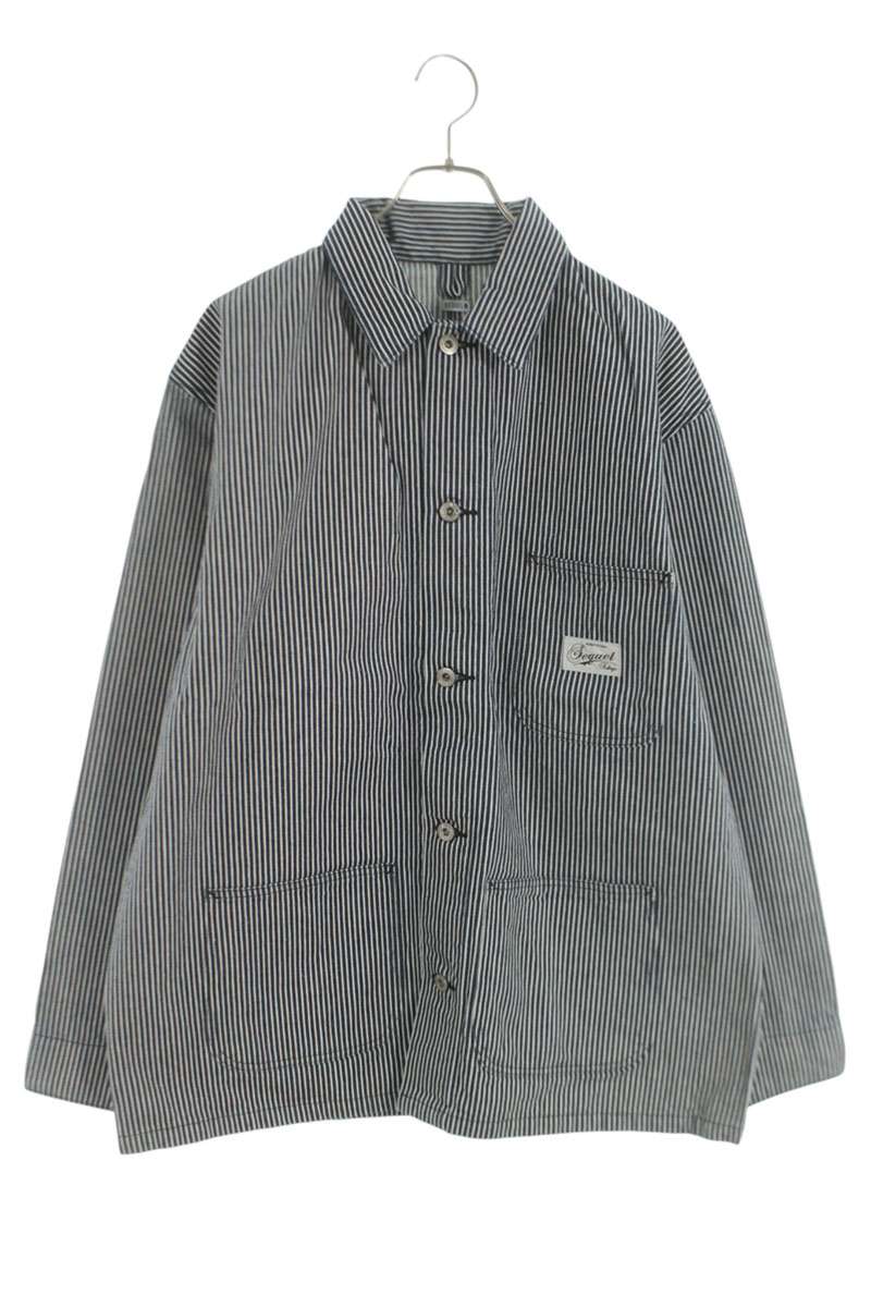 SEQUEL 25SS Multi-Color Hickory Cotton Jacket Size L