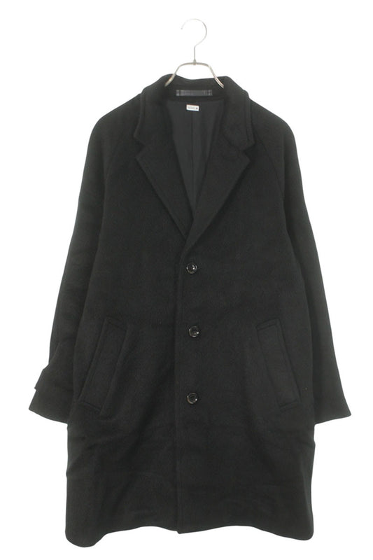 SEQUEL 24AW Black Alpaca Wool Chester Jacket Size M