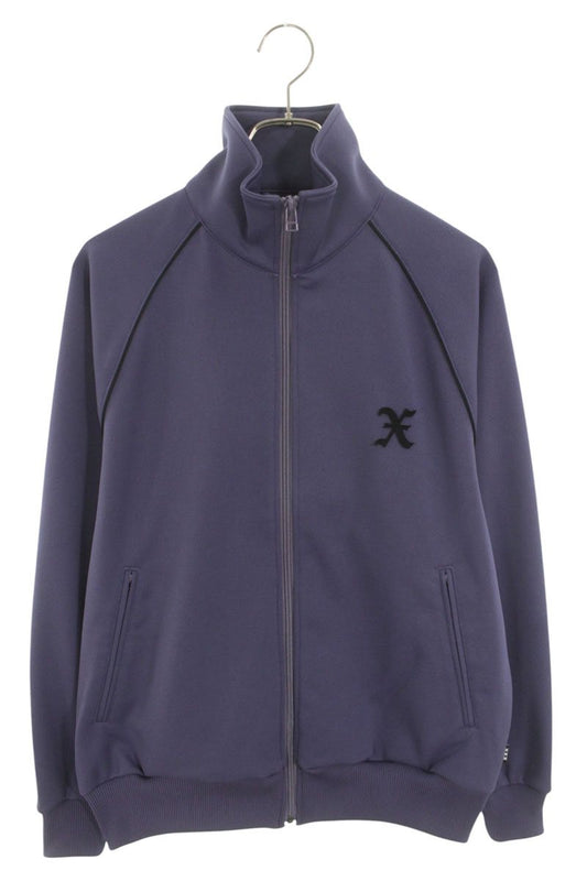 GOD SELECTION XXX Logo Patchwork Jacket Purple Size S