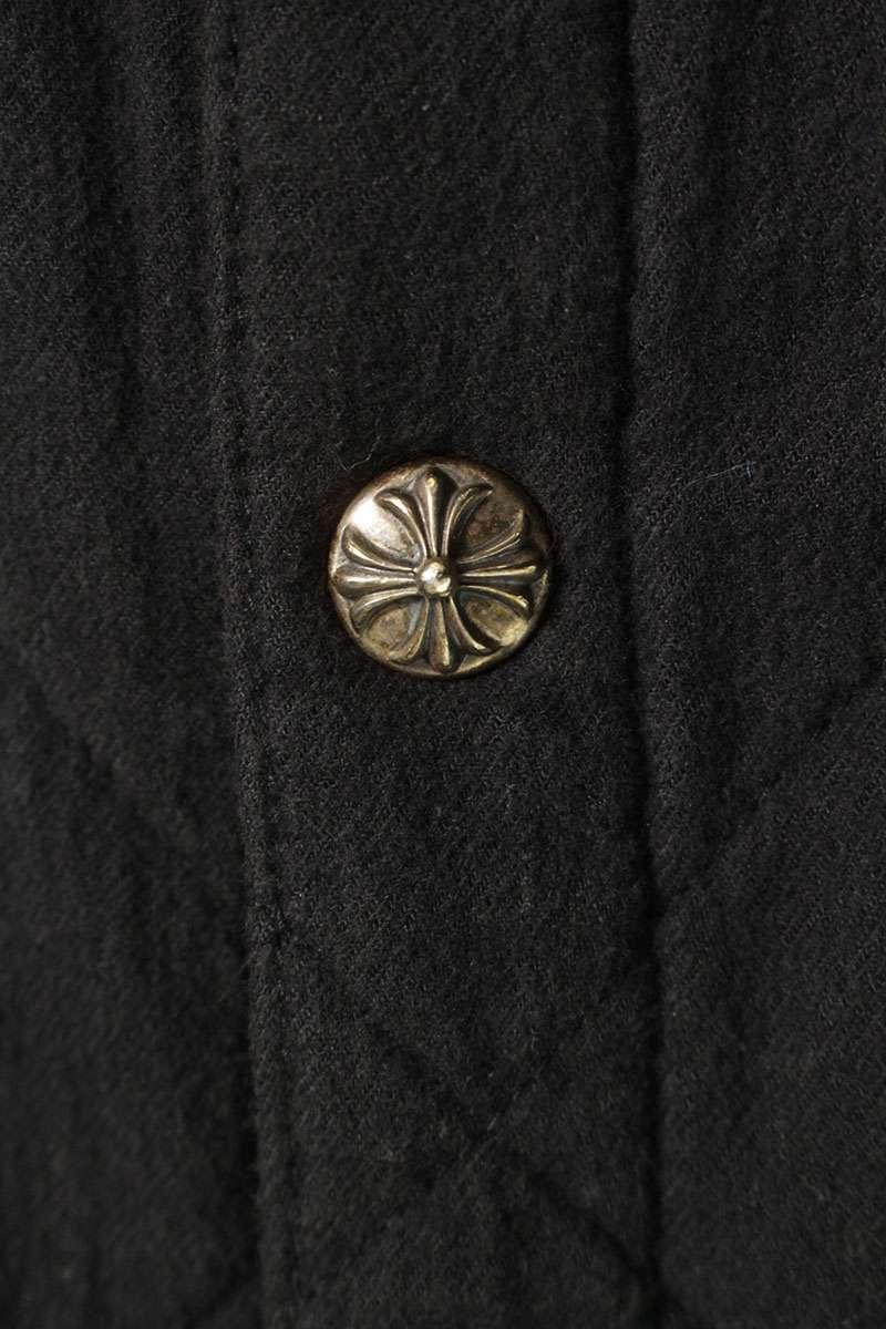 Chrome Hearts Quilted Cross Ball Wool Blend Jacket Size M