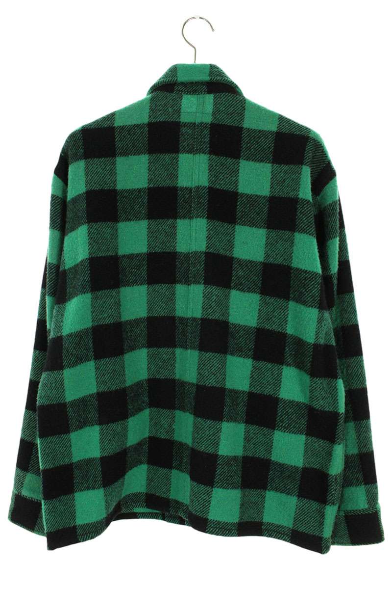 TENDERLOIN T-BUFFALO JKT Green/Black Check Wool Size L