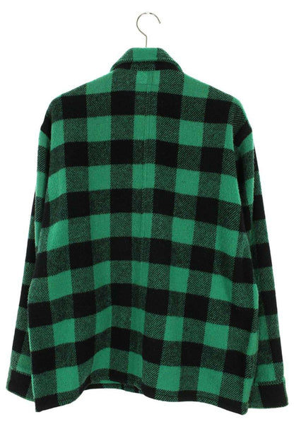 TENDERLOIN T-BUFFALO JKT Green/Black Check Wool Size L