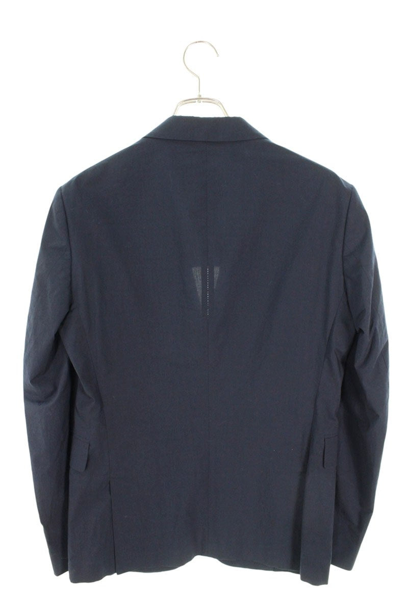 Prada Dark Navy Cotton Tailored Jacket Size S