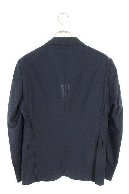 Prada Dark Navy Cotton Tailored Jacket Size S