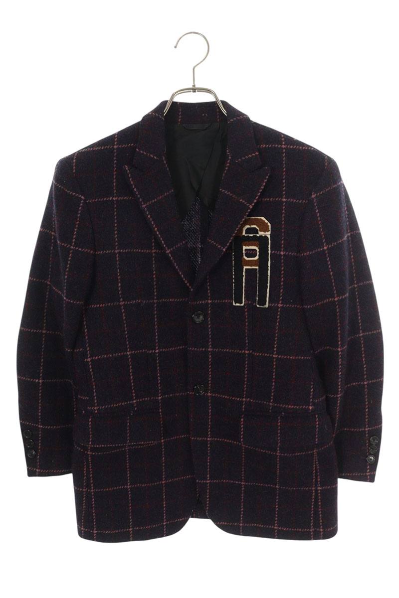 Raf Simons 17AW Patchwork Jacket Purple Size S