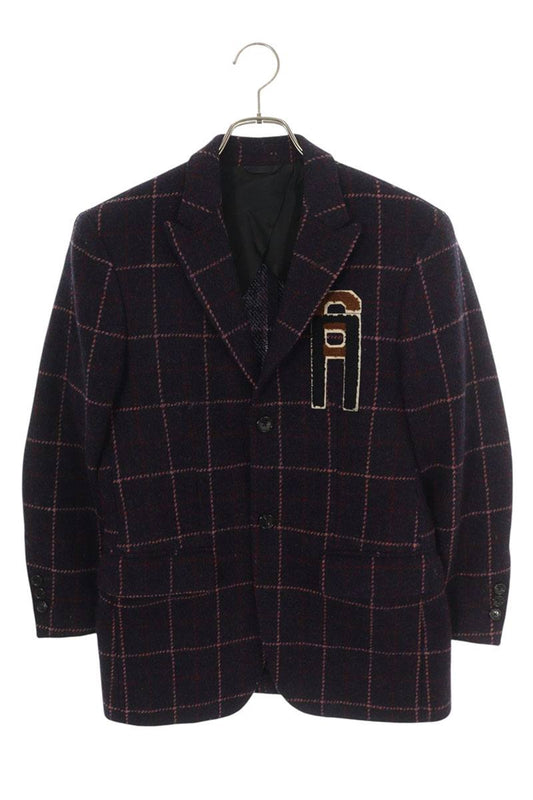 Raf Simons 17AW Patchwork Jacket Purple Size S