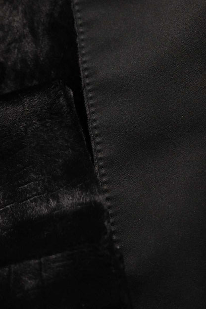 CELINE Croco Velvet Smoking Jacket Black Size XS