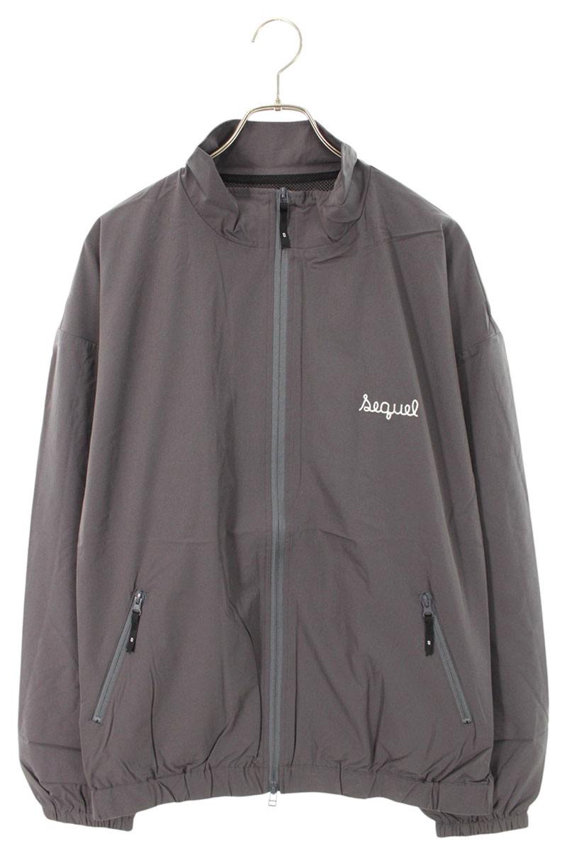 SEQUEL SS25 Logo Embroidered Nylon Jacket Gray Size XL