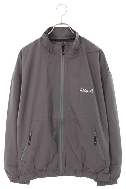SEQUEL SS25 Logo Embroidered Nylon Jacket Gray Size XL