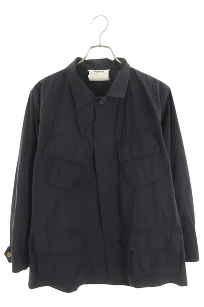 DIGAWEL BIG SHIRT JACKET Nylon Navy Size XL