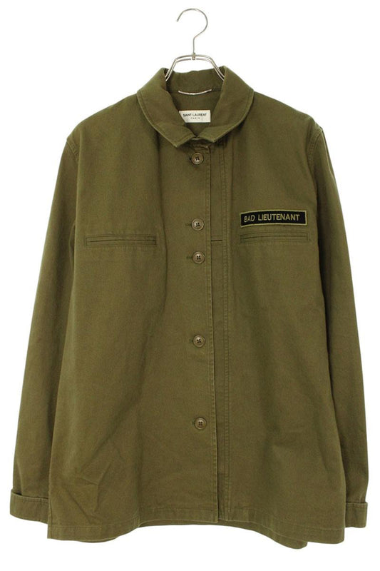 Saint Laurent Paris BAD LIEUTENANT Jacket Green Size M