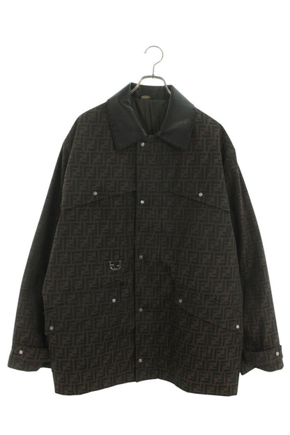 FENDI Collar Panel FF Logo Jacket Multi Size L