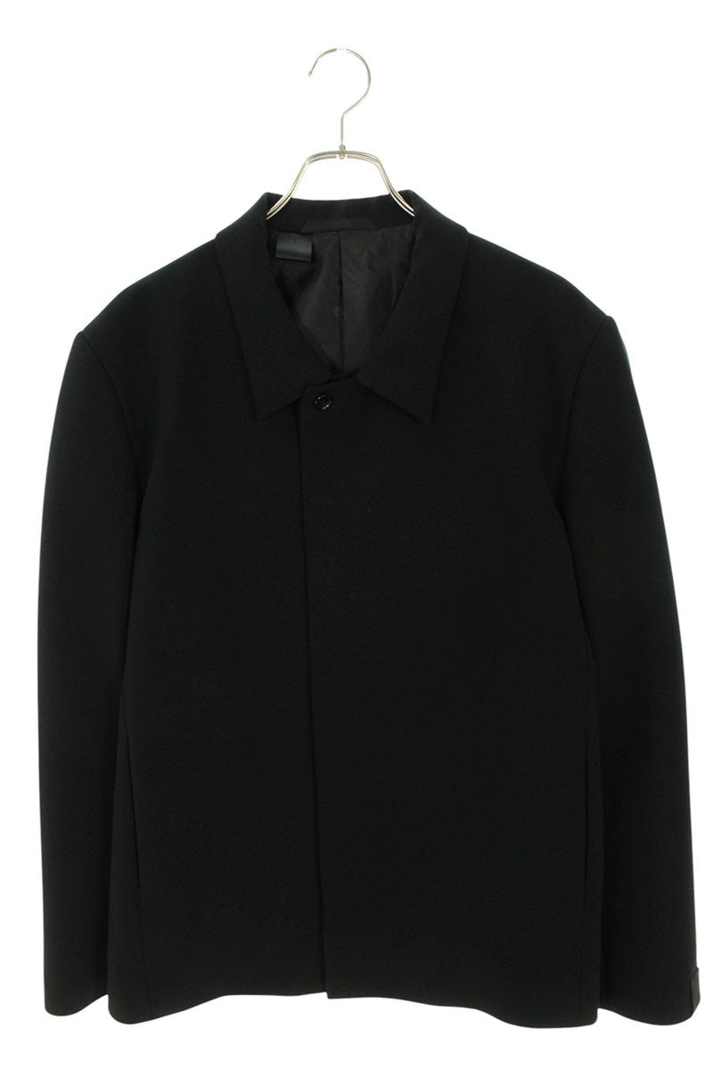 N.HOOLYWOOD SS25 Fly Front Tailored Jacket Black Size 38