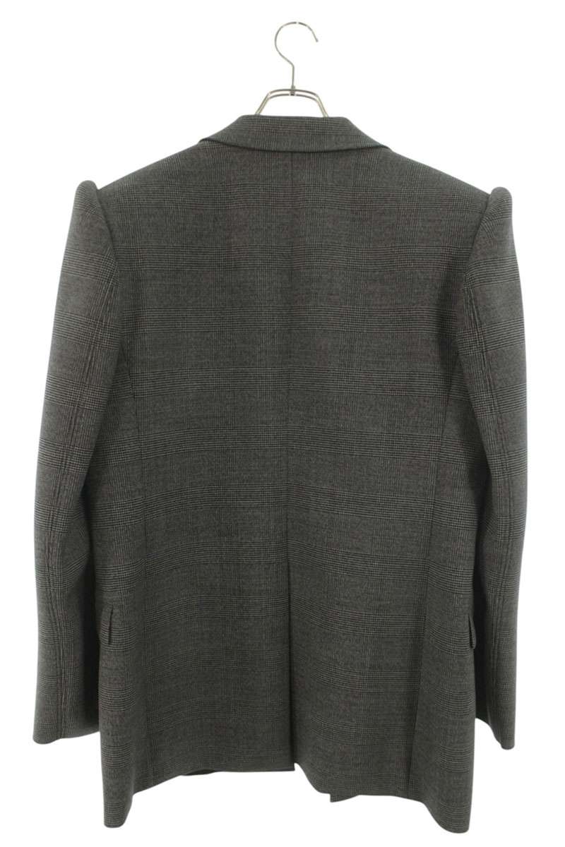 BALENCIAGA Notched Lapel Single Breasted Wool Jacket Size M