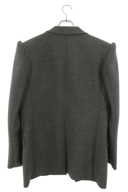 BALENCIAGA Notched Lapel Single Breasted Wool Jacket Size M