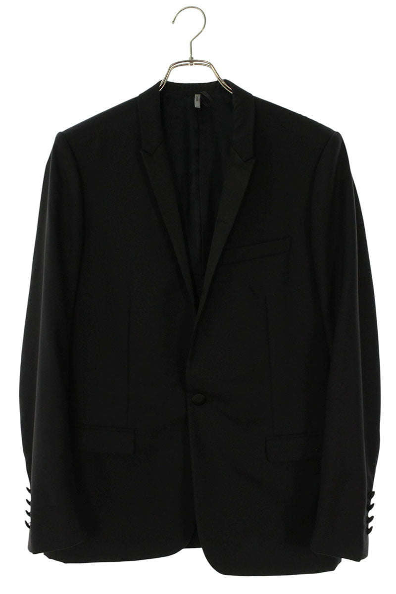 Dior HOMME Wool 1B Tailored Jacket Black Size M