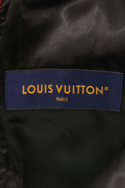 LOUISVUITTON 24AW Collarless Damier Tweed Jacket Wool Size S