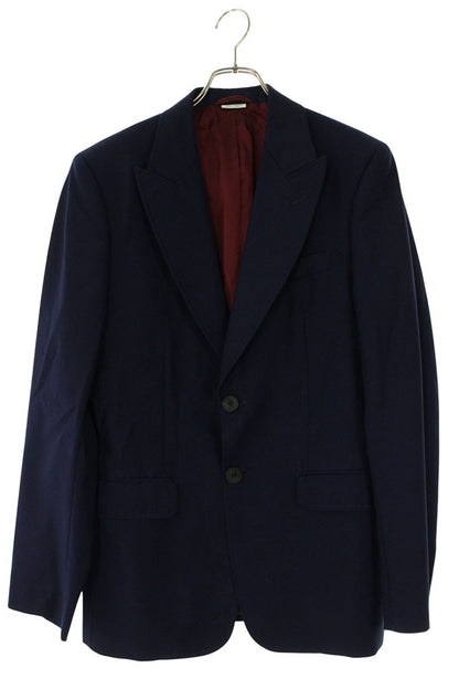 GUCCI Wool Mohair 2B Tailored Jacket Navy Size M