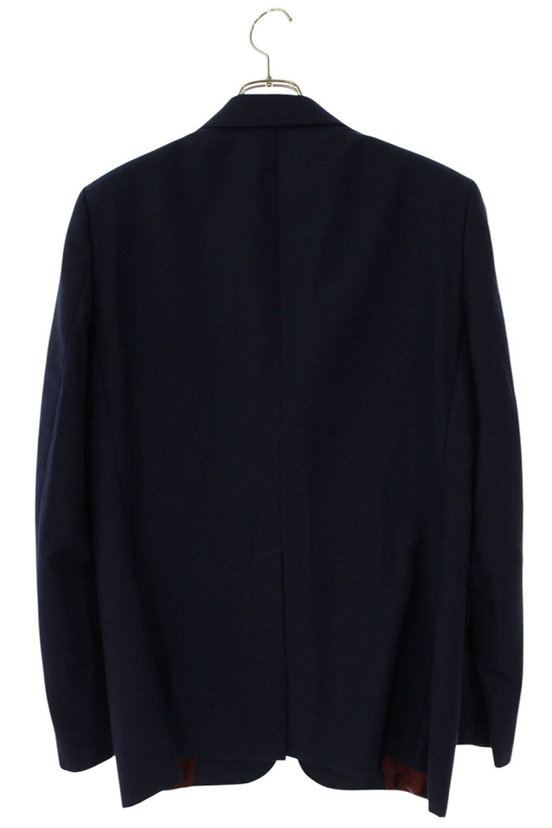 GUCCI Wool Mohair 2B Tailored Jacket Navy Size M