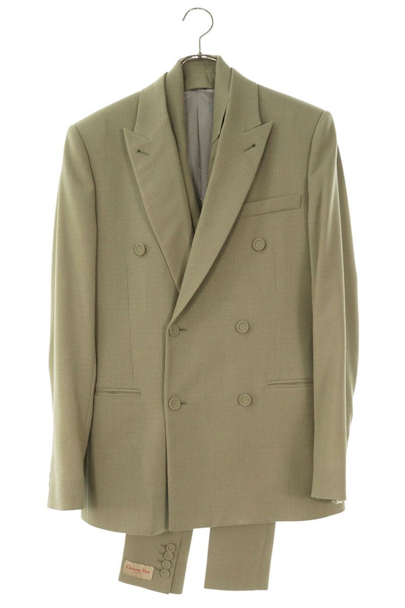 DIOR Wool DB Tailored Jacket Khaki Size XS