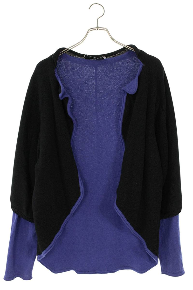 KIKO KOSTADINOV Cotton Layered Jacket Black Purple Size S