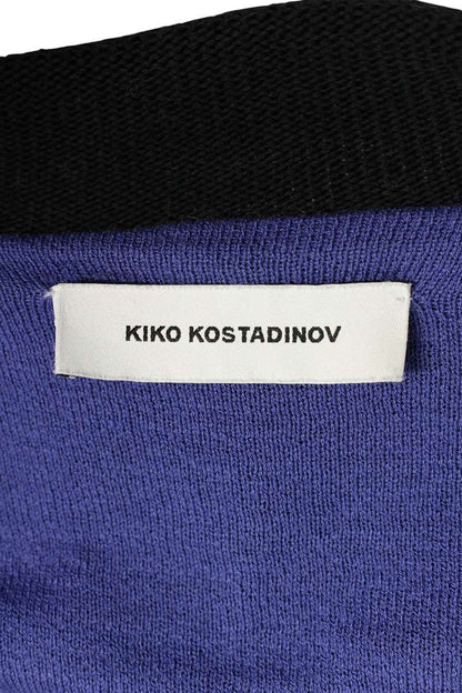 KIKO KOSTADINOV Cotton Layered Jacket Black Purple Size S