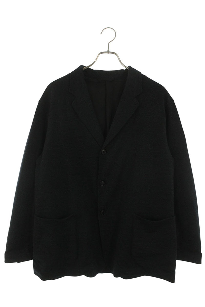 COMOLI 25AW Wool Knit Jacket Black Size S