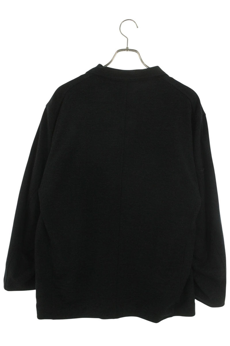 COMOLI 25AW Wool Knit Jacket Black Size S