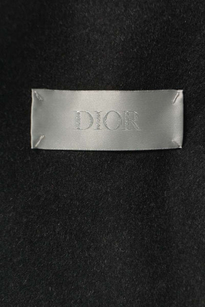 DIOR 24SS CD Embroidered Wool Blend Jacket Black Size M