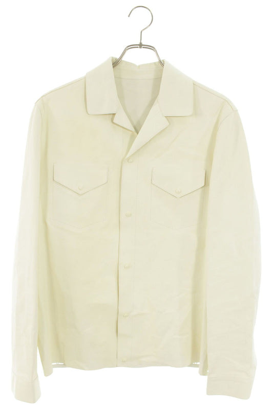 DIOR Canage Cutout Sheepskin Jacket White Size S