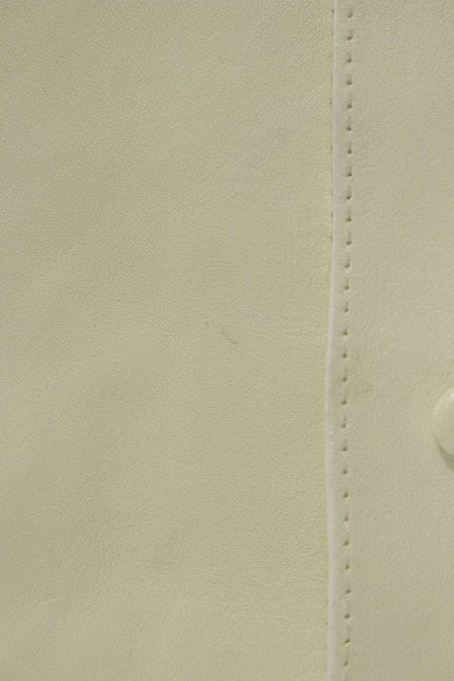 DIOR Canage Cutout Sheepskin Jacket White Size S