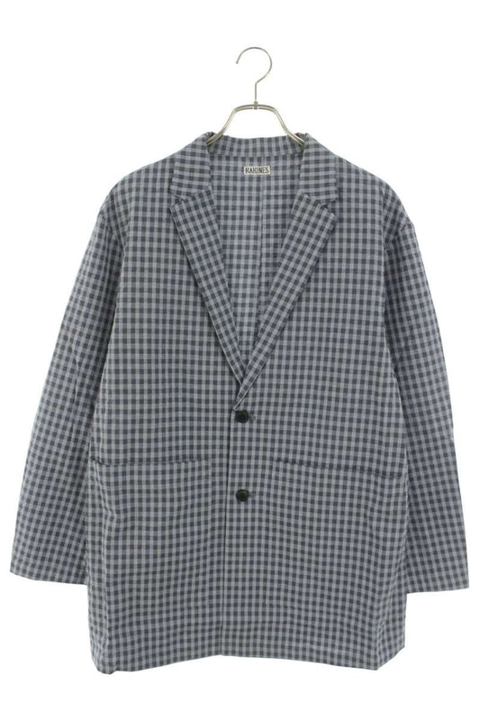 RAKINES 24SS Cotton Tailored Jacket Blue Size 2