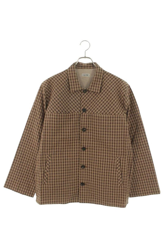 RAKINES 24SS Cotton Tailored Jacket Brown Size 2