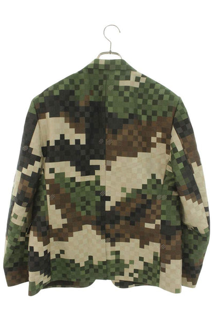 LOUISVUITTON 24SS Damoflage Tailored Jacket Green Size XL