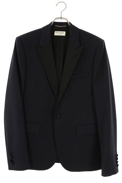 Saint Laurent Paris Jacket Blue x Black Size 48