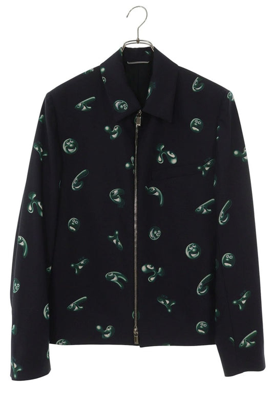 DIOR 21AW Kenny Scharf All-Over Print Zip Jacket Size S