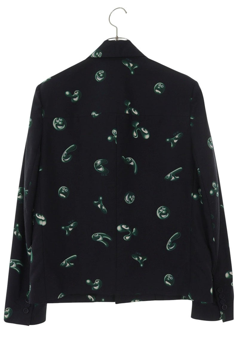 DIOR 21AW Kenny Scharf All-Over Print Zip Jacket Size S