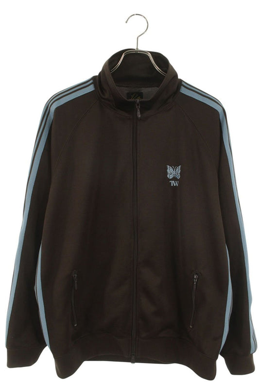Needles Poly Smooth Track Jacket Brown x Light Blue Size XL