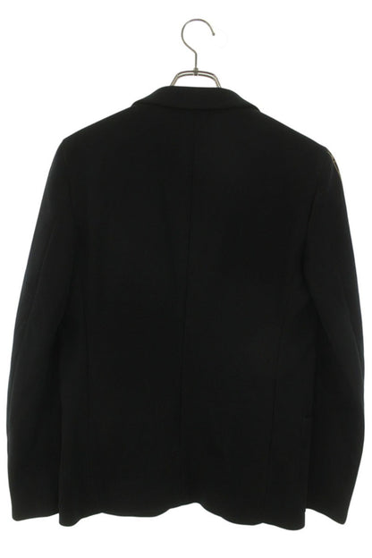 Fendi Tailored Jacket Black x Brown Size 46
