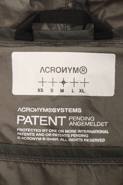 ACRONYM 24SS Windstopper Nylon Parka Gray Size M