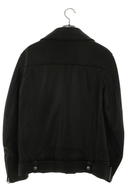 ACNE STUDIOS Double Riders Leather Biker Jacket Black Size S