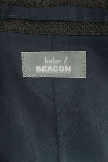 kolor BEACON Wool Poly Tailored Jacket Gray Size S
