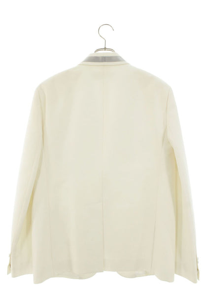 DSQUARED2 Silk Shawl Collar Tuxedo Jacket White Size M