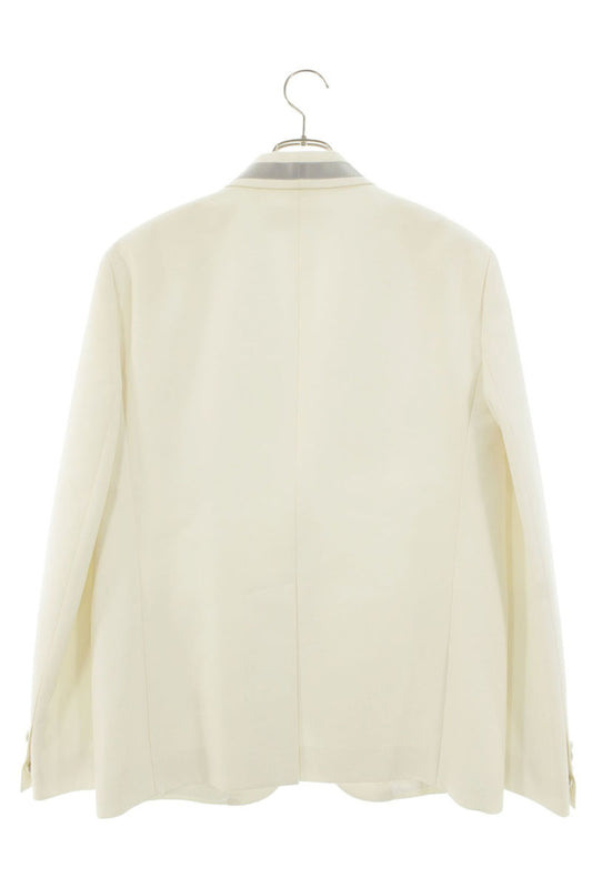 DSQUARED2 Silk Shawl Collar Tuxedo Jacket White Size M