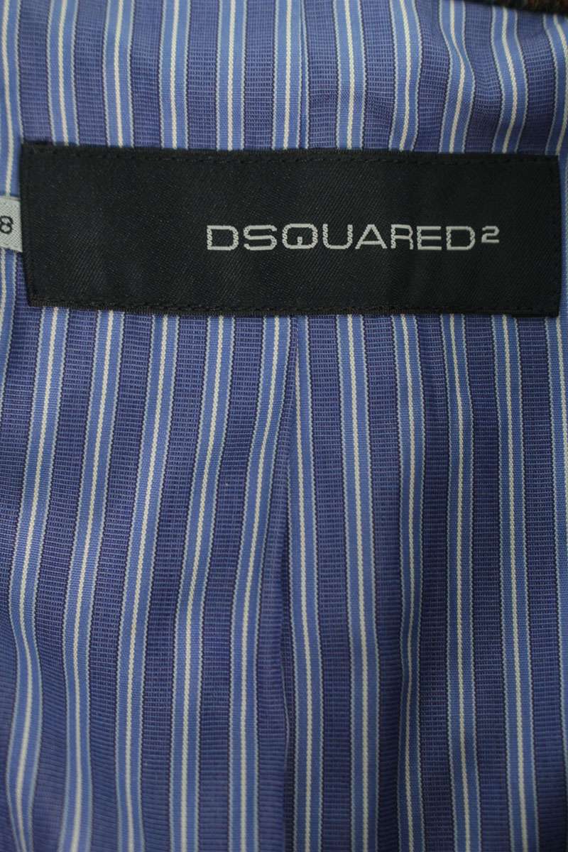 DSQUARED2 Wool Check Jacket Green Size M