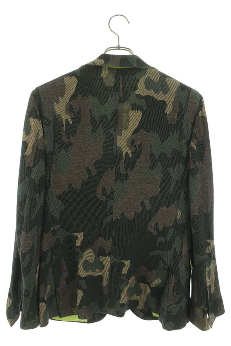 GABRIELE PASINI Camo Tailored Jacket Green Size S