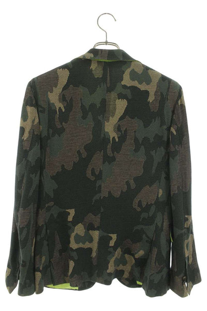 GABRIELE PASINI Camo Tailored Jacket Green Size S