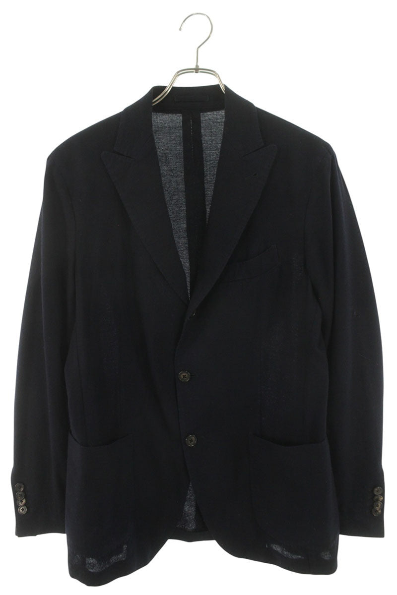 GABRIELE PASINI Navy 3B Wool Tailored Jacket Size M