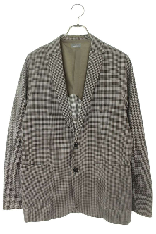 kolor 25SS Grey Gingham Check Oversized 2B Jacket Size S