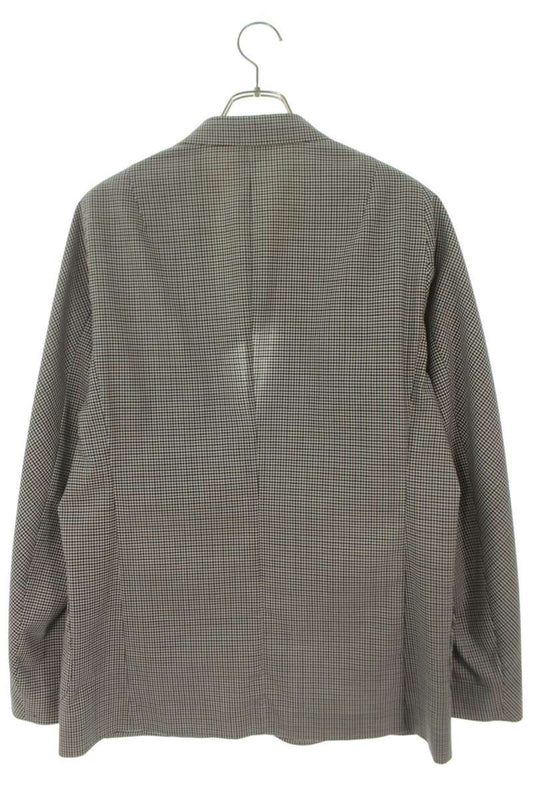 kolor 25SS Grey Gingham Check Oversized 2B Jacket Size S